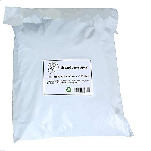 6 Disposable+Food+Prep+Gloves+Transparent
