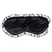 ABC® New Cute Lace Sleeping Eye Mask Blindfold Shade Sleep Aid Satin (Blue)