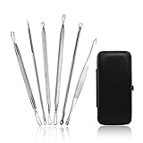 Acne & Blackhead Remover Kit, Breett Acne Pimple Comedone Remover 6-in-1 Extractor Tool