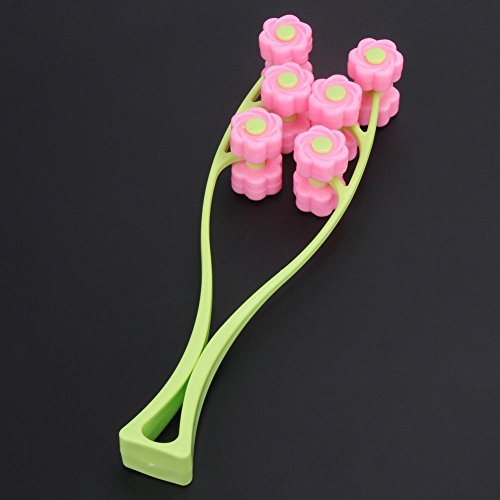 Gold Happy Portable Face Lift Massage Roller Flower Shape Elastic Anti Wrinkle Face-Lift Slimming Face Face Shaper Relaxation Beauty Tools