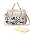 MyGift Baby Diaper Bag with Changing Pad and Jungle Animal Print Design