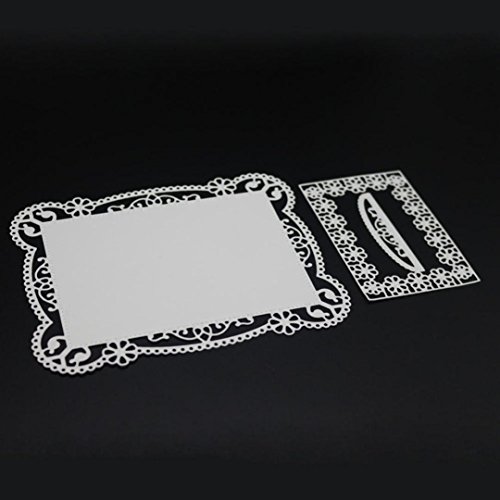 LiPing New Flower Heart DIY Exquisite Modeling Metal Cutting Dies Stencils Creative Cutting Dies Stamp Stencils Scrapbooking Photo Album Greeting Gift Card Decor Craft (A) - Thumbnail 2