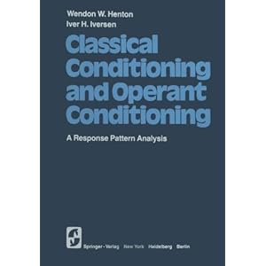 Classical Conditioning and Operant Conditioning: A Response Pattern Analysis