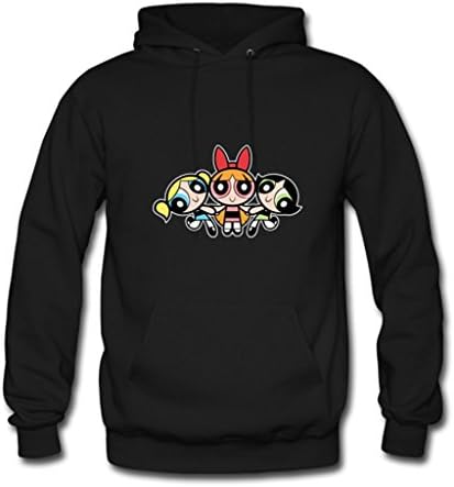 HuaTu The Powerpuff Girls Youth Hoodie Pullover XXLarge Black