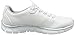 Skechers Women's Empire - Rock Around Relaxed Fit Sport Sneaker, White/Silver - 7.5 B(M) US