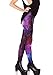 RedExtend Women's Digital Print Cosmic Galaxy Tight Stretch Leggings