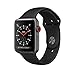 Apple Watch Series 3 (GPS + Cellular), 42mm Space Gray Aluminum Case with Black Sport Band - Grey