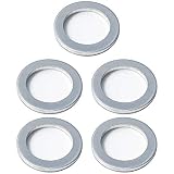Prime Ave Crush Aluminum Oil Drain Plug Gasket Washers For Hyundai & Kia Part# 21513-23001 (Package of 5)