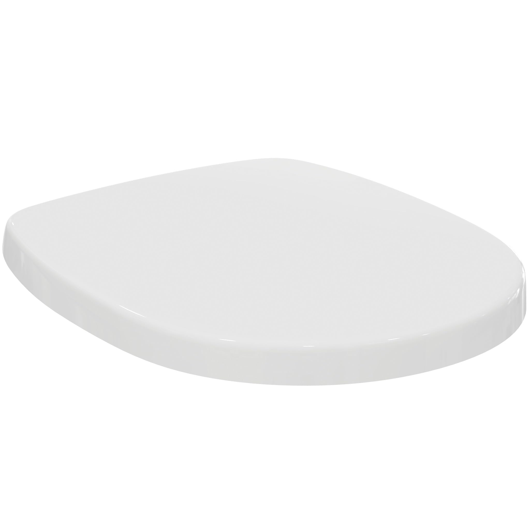 Ideal Standard Concept Toilet seat and Cover, Rounded Shape, Soft-Close seat with Quick-Release Function for Easy Cleaning, Scratch-Resistant duroplast – White (365x435x50 mm)
