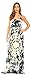 Riviera Sun 21619-BC-XL Summer Dresses Maxi Dress Sundresses for Women Black/Cream