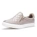 DREAM PAIRS ASHLEE/VIN Women's Casual Quilted Slip On Side Zipper Round Toe Sneakers Shoes