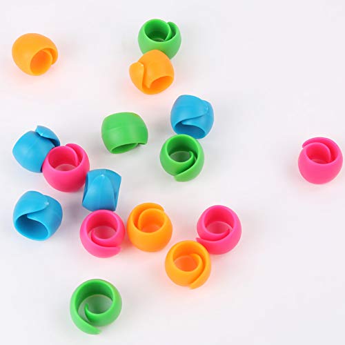 RoomDiary 50pcs Spool Huggers to Prevent Thread Unwinding and Keep Thread Tails Under Control