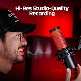 HyperX QuadCast 2 USB Microphone for Gaming Streaming Podcasting view 2