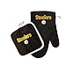 Pittsburgh Steelers (Apron & Oven Mitt Pot Holder) Bonus Bottle Opener, Barbeque Apron and Chef's Hat , NFL Licensed