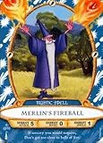 Sorcerers Mask of the Magic Kingdom Game, Walt Disney World - Card #12 - Merlin's Fireball