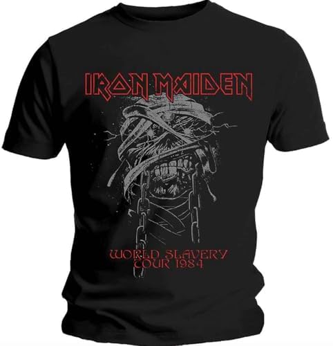 Amazon.com: Iron Maiden T Shirt Powerslave World Slavery Tour