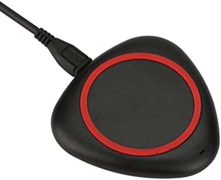 Mchoice Wireless Charger Qi Wireless Power Charger Charging Pad for iPhone 8/8 Plus/X (Red)