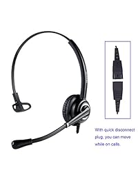 Teléfono celular Auriculares con micrófono, cancelación de ruido para Smart Phone iPhone de Apple Samsung HD con diadema ajustable para música y llamadas de sonido de audio Conector de 3,5 mm