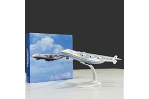 20CM Diecast Airplanes Antonov An-225 Mriya Model Plane 1/400 Scale Transport Aircraft Airplane for Gift Collection Decoratio