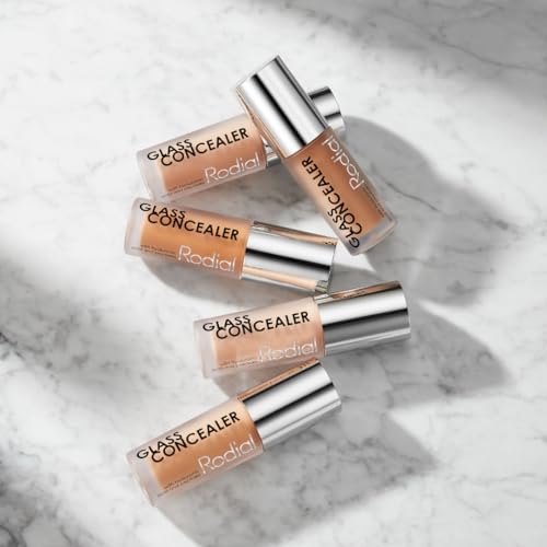 RODIAL GLASS CONCEALER SHADE 2 – LUMINOUS, FULL-COVERAGE CREAM WITH PEPTIDES AND ANTIOXIDANTS FOR FLAWLESS SKIN, 0.1 FL. OZ.