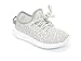 EASY21 Boy's and Girls' EASY33F Breathable Fashion Sneakers Casual Slip-on Loafers Running Shoes (Toddler),Grey,Size 9
