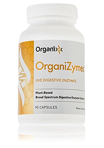OrganiZymes by Organixx - Live Digestive Enzymes for Heartburn, Acid Reflux and Bloating Relief. Only From Organixx
