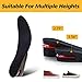 NTSWZYS Shoe Lifts for Men & Women Orthotic Heel Shoe Lifts Kit with Air Cushion Heel Inserts Invisible Height Increase Insoles Variable Height 1.2-3.54Inch(2Layer,Black)thumb 4