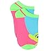 Trolls Girls Teen Womens 6 pack Socks (6-8 (Shoe: 10.5-4), Trolls Neon)