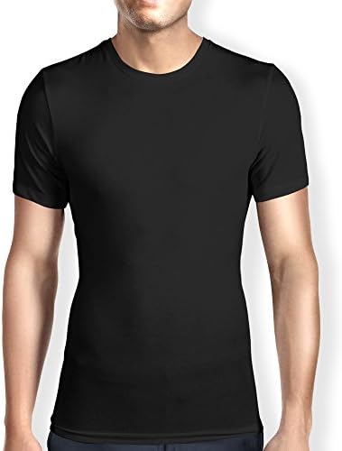 Men's Ultra Soft Bamboo Crew Neck T-Shirt / Undershirt - Tailored Tall, Tagless (M,B,C)