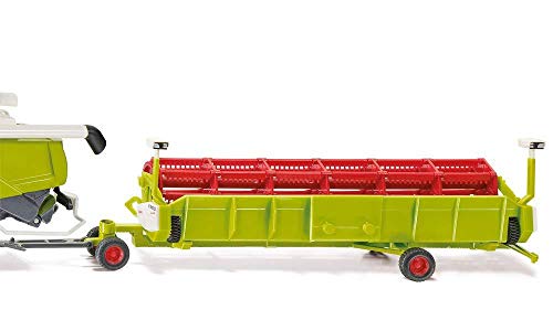 siku 4258, Claas Lexion Mähdrescher, 1:32, Metall/Kunststoff, Grün, Abnehmbares Mähwerk mit passendem Anhänger, Viele… – Bild 3