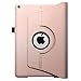 Fintie iPad mini 1/2/3 Case - 360 Degree Rotating Stand Case Cover with Auto Sleep / Wake Feature for Apple iPad mini 1 / iPad mini 2 / iPad mini 3, Rose Gold