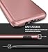 Galaxy J7 V Case, J7 Perx Case,J7V Case,J7 Sky Pro Case,Galaxy Halo Case, All Around Protection Hybrid Dual Layer Armor Phone Case Cover for Samsung Galaxy J7 2017, Rose Gold