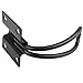10 Pcs Wide Wall Hooks, HOVEOX Black Modern Single Hooks Zinc Alloy Sturdy Clothes Towel Hangers Storage Organizer Hook for Garage/Bathroom/Living Rooms & 50Pcs 0.5 Inch Iron Screws & Free Screwdriver