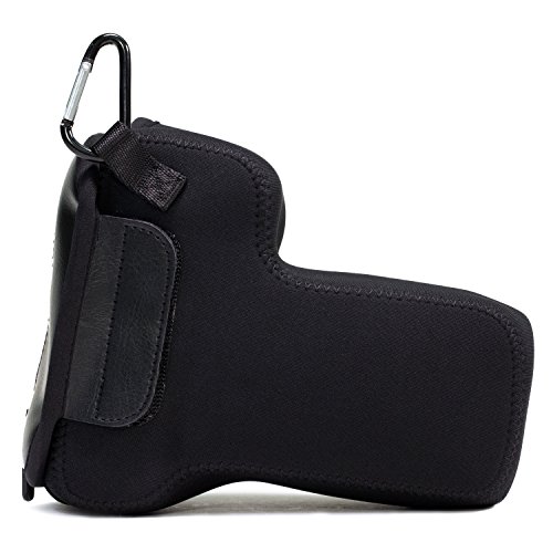 MegaGear MG1194 Canon EOS 200D, 800D (18-135 mm), 77D, 9000D, 2000D Ultraleichte Kameratasche aus Neopren - Schwarz – Bild 4