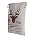 HUAN XUN Sika Deer Santa Sack with Drawstring