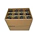 (12 pack) 5 oz. Clear Glass Hot Sauce Bottle with Black Cap + Shrink Bands and Orifice Reducer