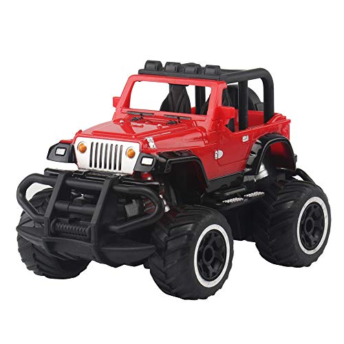 Ranoff New Drift Speed Remote Control Truck RC Off-Road Vehicle Kids Four-Wheel Drive Car Toy Gift (Red)