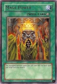 Yu-Gi-Oh! - Mage Power (SDSC-EN027) - Structure Deck Spellcasters Command - 1st Edition - Common