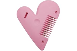 LWKJOY Pubic Hair Trimmer for Women,Portable Female Privates Secret Intimate Shaping Tool,Hair Razor Comb Cutter Cute Design for Kid,Women,Girls. (Red)