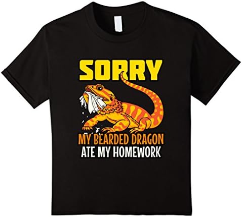 Kids Sorry, My Bearded Dragon Ate My Homework 4 Black