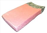 Sisi Baby Design Diaper Changing Table Pad Cover -Pink Minky Zebra