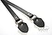 byhands Black Leather Purse Handles/Bag Strap, 23