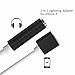 Cell Connectors 2 in 1 Lightning Adapter for iPhone 7/7 Plus, Cell Connectors Lightning Charger and 3.5mm Earphone Stereo Jack Cable Adapter for iPhone 7/7 Plus/6S/6/5S/5, No Music Control, Black