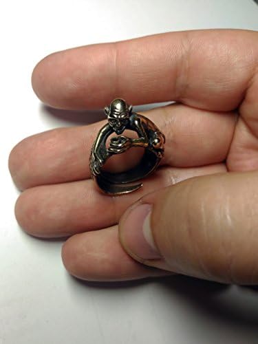 Brass handmade ring"My precious"