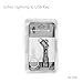 Grifiti Lichen Keychain Lightning to USB Charger and Sync for iPhones, iPads, iPods 1 Pack