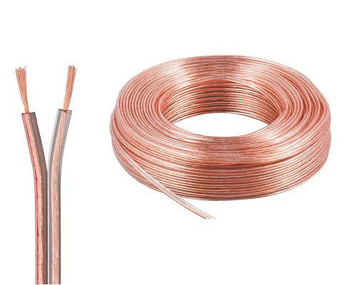 Manax 50 m 2 x 1.5 mm² Speaker Cables 100% CCA Cable Audio Hi-Fi Speaker Cable 50 m