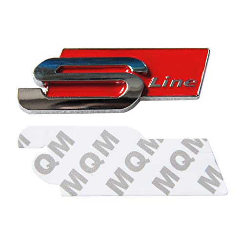 3d Metal Car Sticker Sline S Line Side Fender Rear Trunk