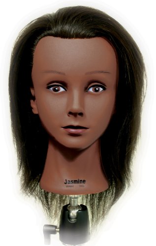 Celebrity Jasmine Budget Cosmetology Ethnic Human Hair Manikin 16-17 Inch