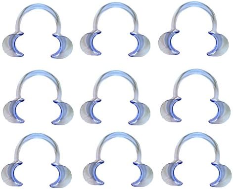 AJ FENIX Pack of 20 (M Size) Cheek Retractors /Mouth Openers use for Intra-oral Dental Inspections, Teeth Whitening, or Fun Mouthguard Party Games. Shatter Proof! Perfect fit for adults.