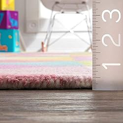 nuLOOM Bianca Triangles Wool Area Rug, 7' 6" x